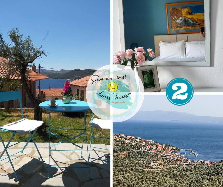 Dora'S House Comfortable Apartment With A Yard And View Pyrgadikia Exterior foto